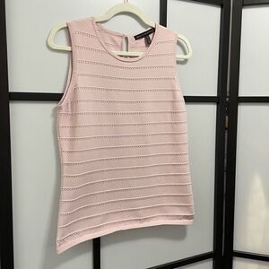 [M] White House Black Market Sleeveless Ballet Mauve Pink BodyCon Tank Top